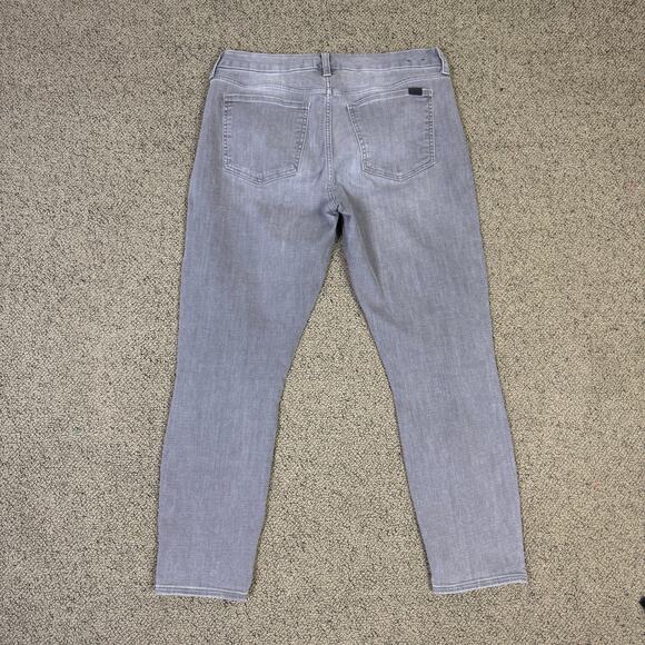 Jen7 For All Mankind Ankle Skinny Gray Jeans US Women's 10 - Picture 4 of 8